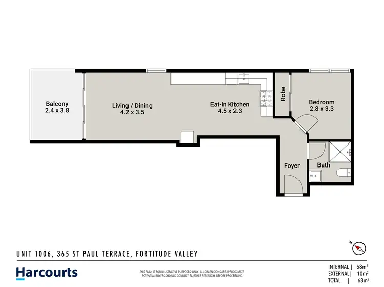 Sixth view of Homely apartment listing, 1006/365 St Pauls Terrace, Fortitude Valley QLD 4006