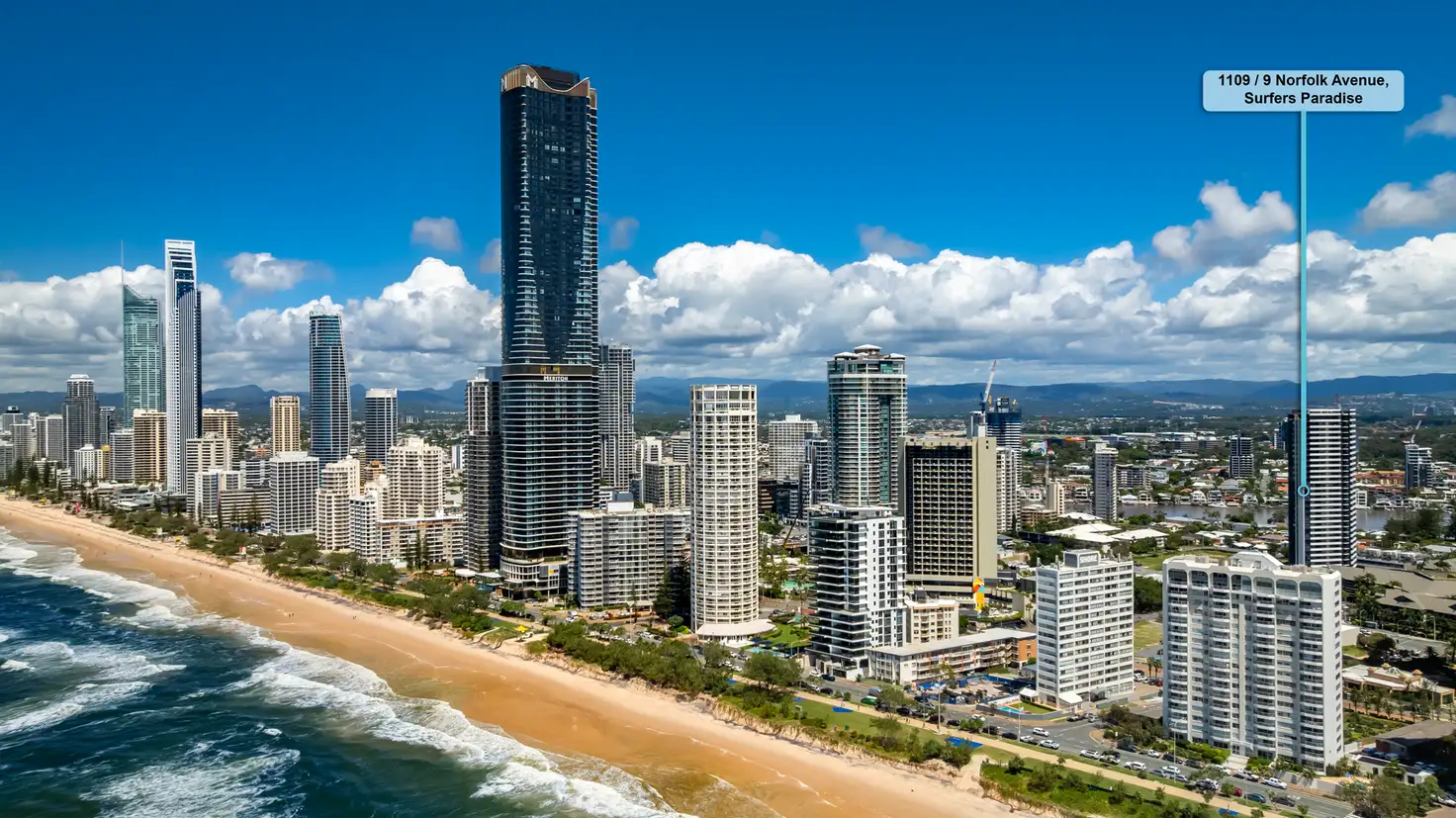 Main view of Homely unit listing, 1109/9 Norfolk Avenue, Surfers Paradise QLD 4217
