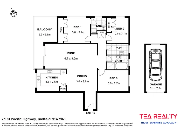 Second view of Homely apartment listing, 2/181 Pacific Highway, Lindfield NSW 2070