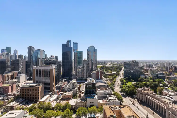 Second view of Homely apartment listing, 2801/27 Little Collins Street, Melbourne VIC 3000