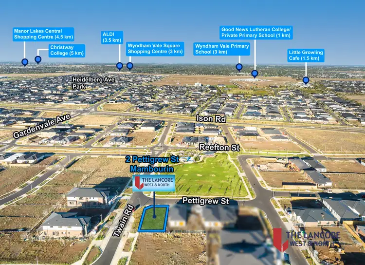 Main view of Homely land listing, 2 PETTIGREW STREET, Mambourin VIC 3024
