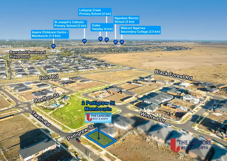 Third view of Homely land listing, 2 PETTIGREW STREET, Mambourin VIC 3024
