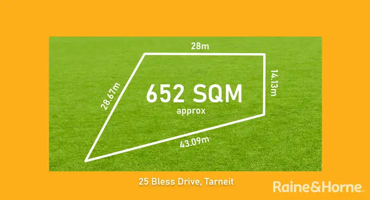 Main view of Homely land listing, 25 Bless Drive, Tarneit VIC 3029
