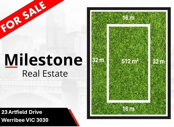 Main view of Homely land listing, 23 Artfield Drive, Werribee VIC 3030