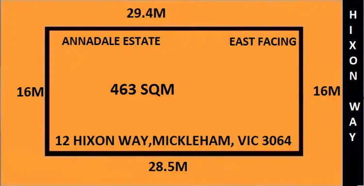 Main view of Homely land listing, 12 Hixon Way, Mickleham VIC 3064