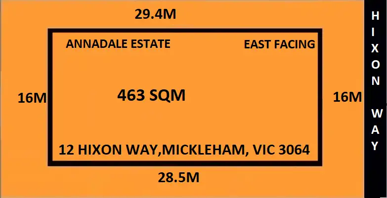 Main view of Homely land listing, 12 Hixon Way, Mickleham VIC 3064