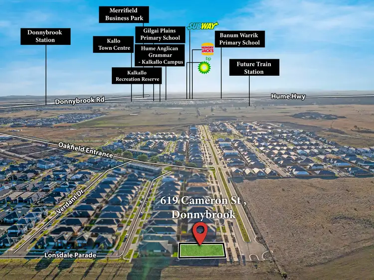 Second view of Homely land listing, 619 Cameron Street, Donnybrook VIC 3064
