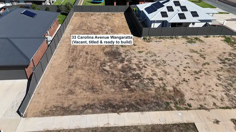 Third view of Homely land listing, 33 Carolina Avenue, Wangaratta VIC 3677