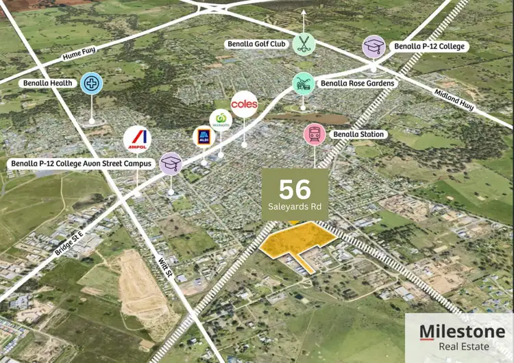 Second view of Homely land listing, 56 Saleyard Road, Benalla VIC 3672