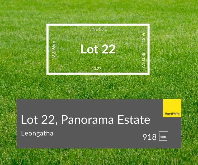Main view of Homely land listing, LOT 22 Panorama Estate, Leongatha VIC 3953