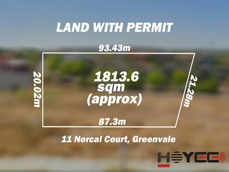 Main view of Homely land listing, 11 Norcal Court, Greenvale VIC 3059