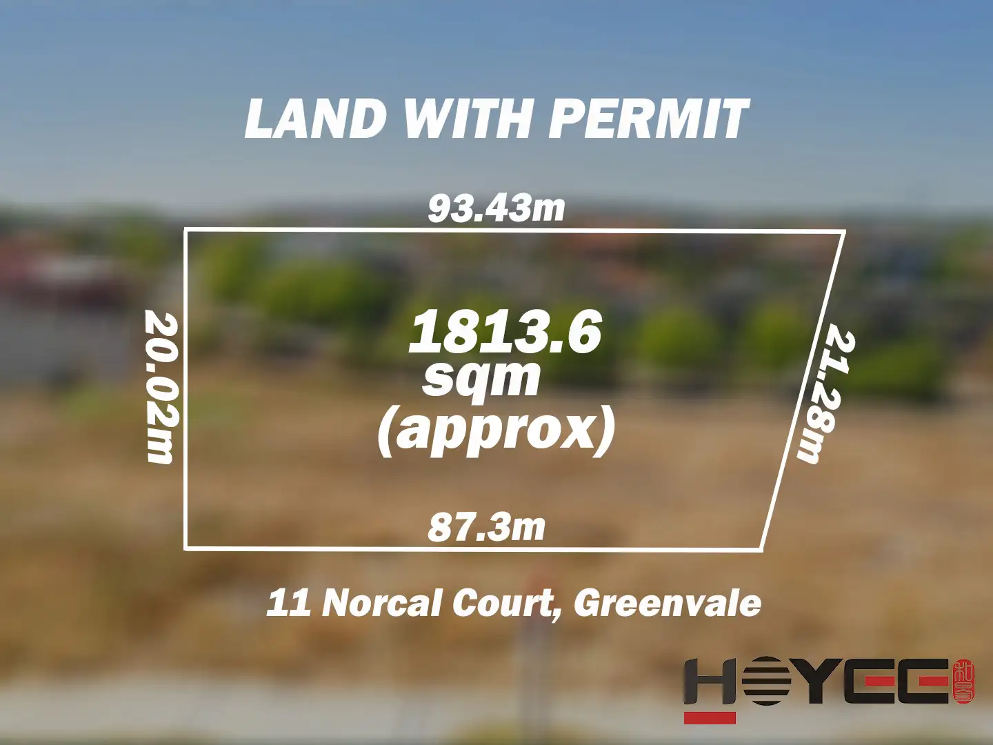 Main view of Homely land listing, 11 Norcal Court, Greenvale VIC 3059