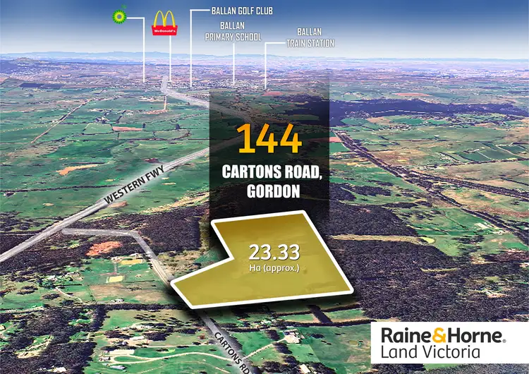 Main view of Homely rural property listing, 144 Cartons Road, Gordon VIC 3345