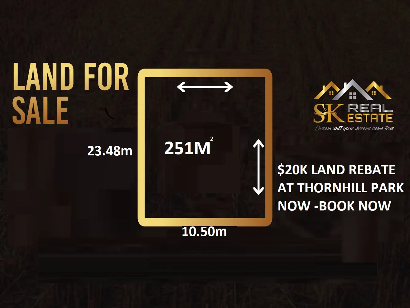 Main view of Homely land listing, Lot 330 WHISTLE DR, Thornhill Park VIC 3335