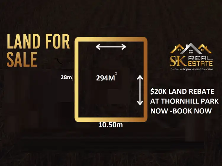 Main view of Homely land listing, LOT 210 Parklea way, Thornhill Park VIC 3335