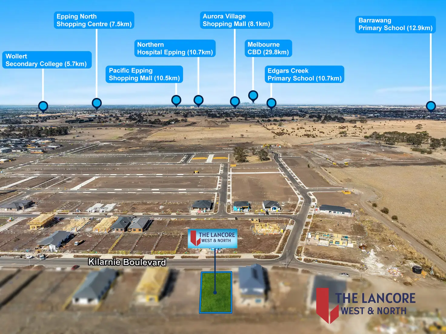 Main view of Homely land listing, 78 KILARNIE BOULEVARD, Wollert VIC 3750