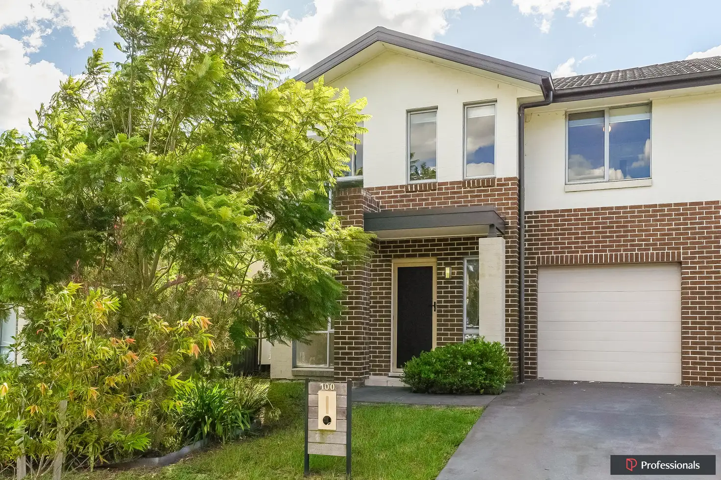 Main view of Homely semi-detached listing, 100 Hampshire Boulevard, Spring Farm NSW 2570