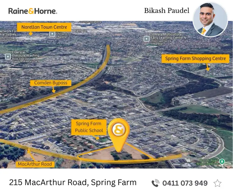 Main view of Homely land listing, LOT 1, 215 MacArthur Road, Spring Farm NSW 2570