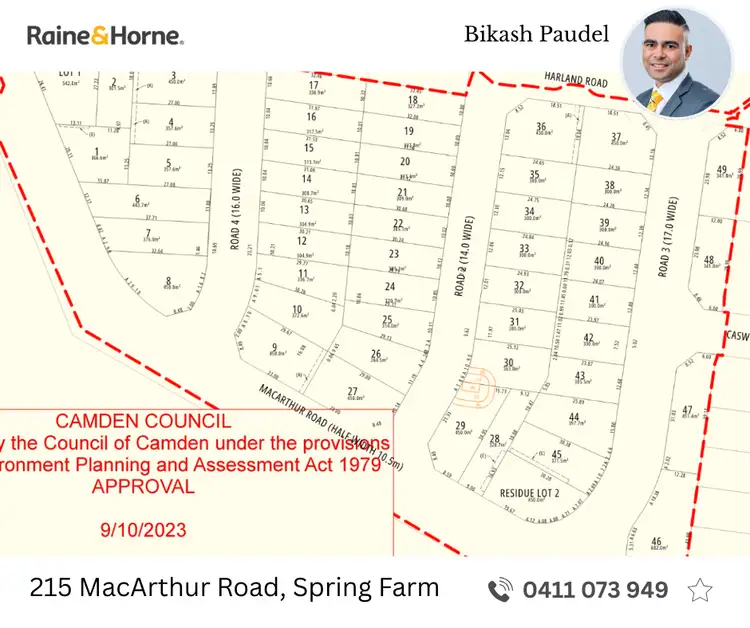 Second view of Homely land listing, LOT 1, 215 MacArthur Road, Spring Farm NSW 2570