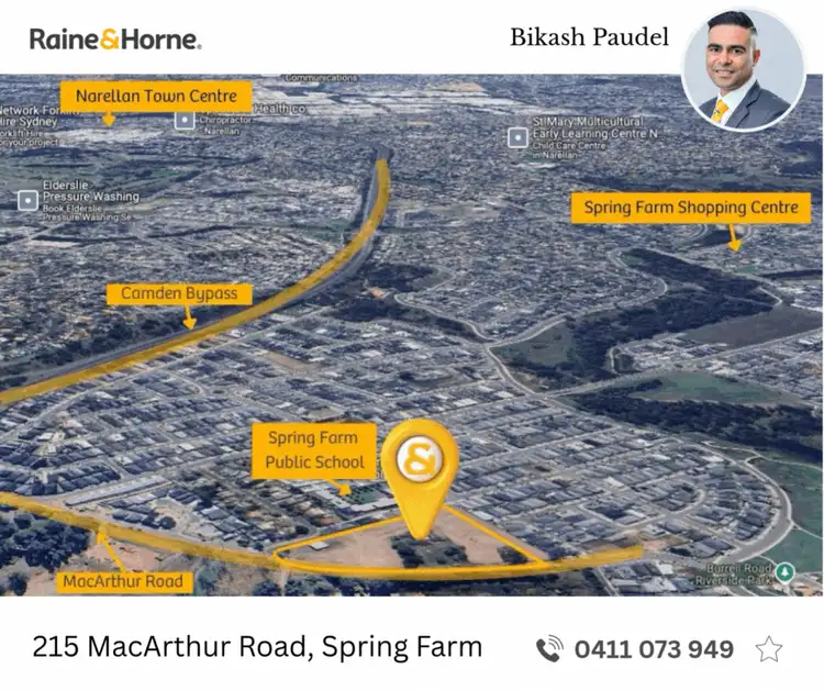 Third view of Homely land listing, LOT 42, 215 MacArthur Road, Spring Farm NSW 2570