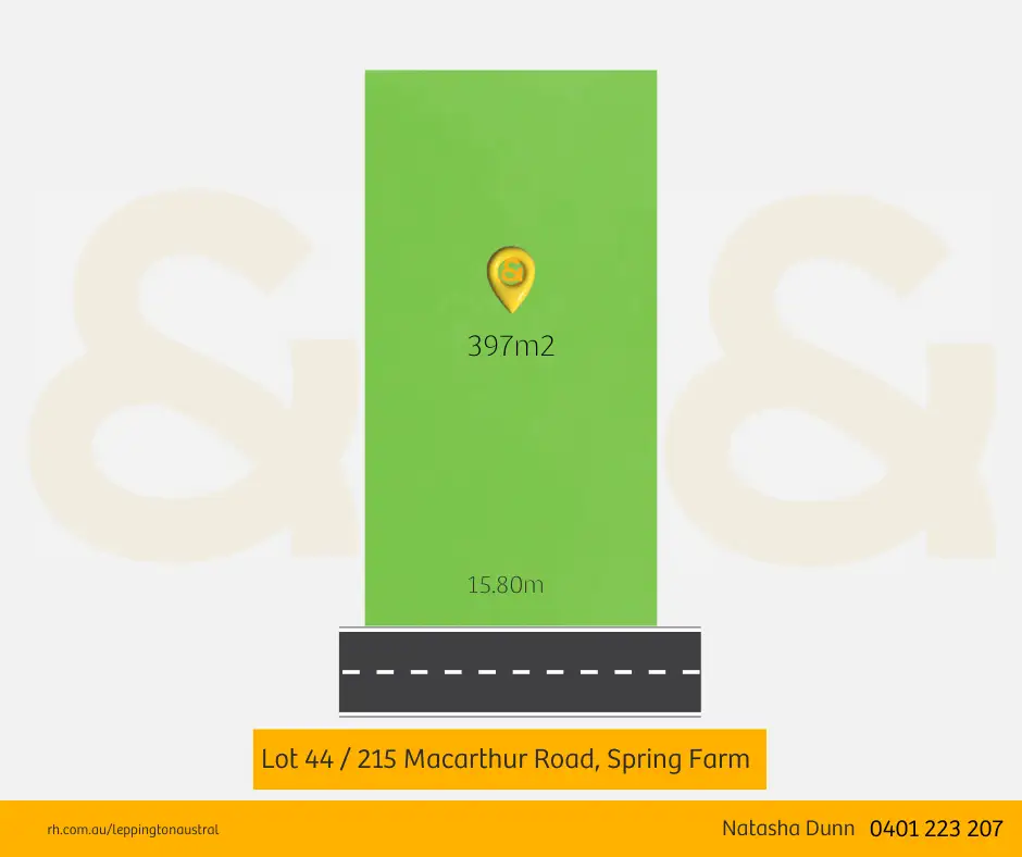 Main view of Homely land listing, LOT 44, 215 Macarthur Road, Spring Farm NSW 2570