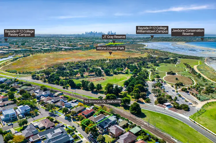 Second view of Homely house listing, 94 Simmons Drive, Seaholme VIC 3018