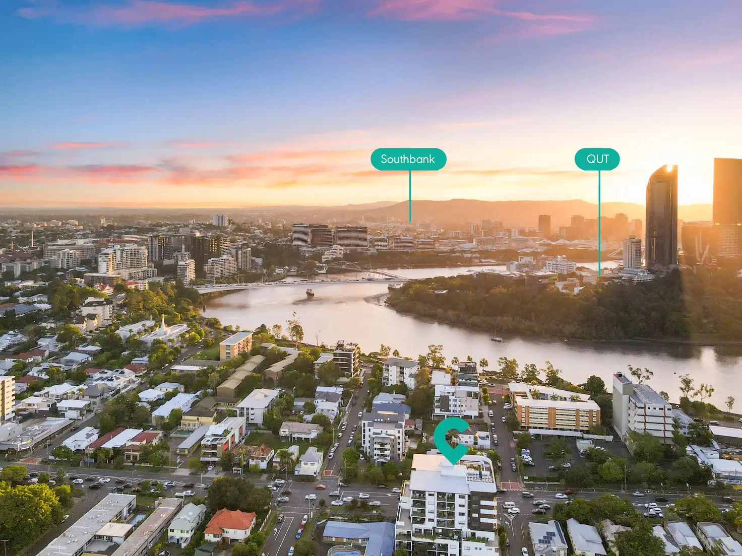 Main view of Homely unit listing, 506/616 Main Street, Kangaroo Point QLD 4169