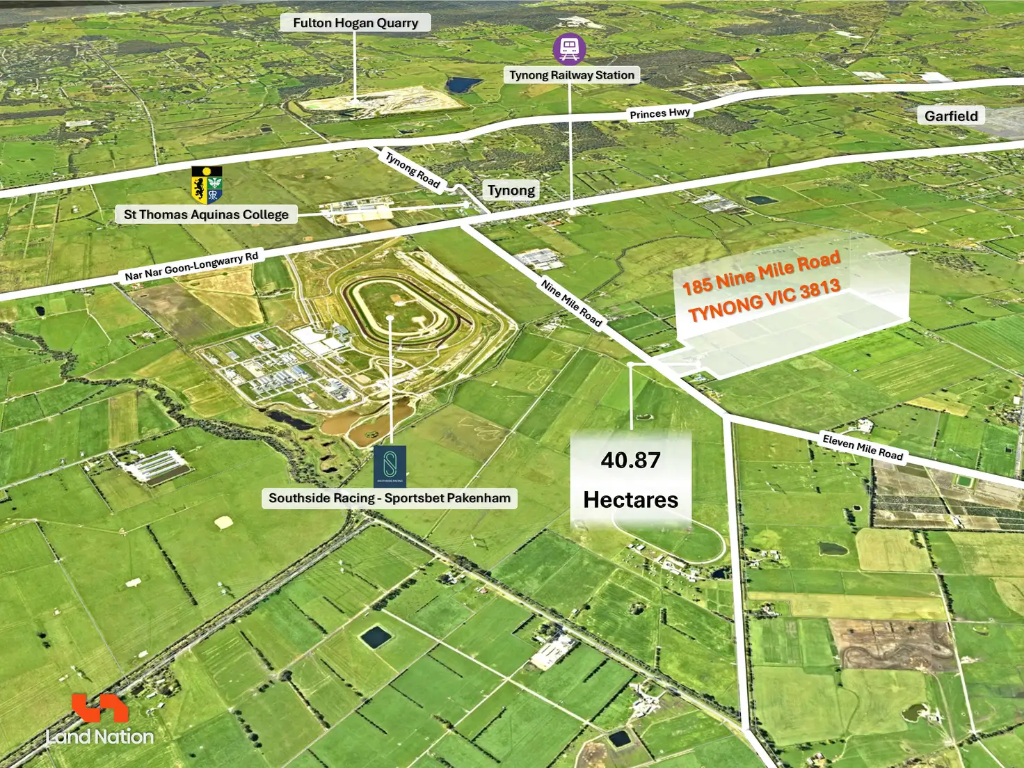 Main view of Homely rural property listing, 185 Nine Mile Road, Tynong VIC 3813