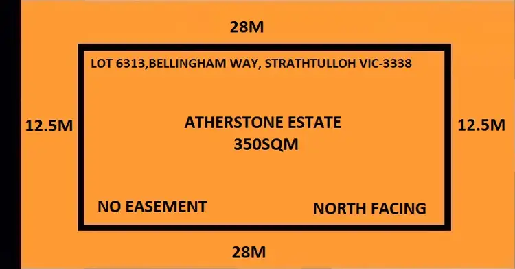 Main view of Homely land listing, lot 6313 bellinghamway, Strathtulloh VIC 3338