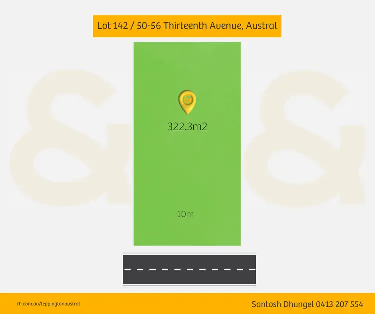 Main view of Homely land listing, LOT XX, 50-56 Thirteenth Avenue, Austral NSW 2179