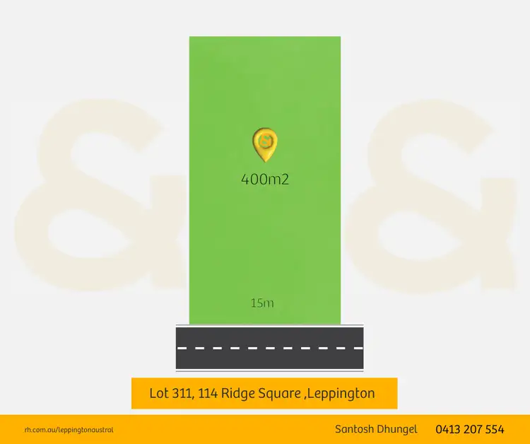 Main view of Homely land listing, LOT 311, 114 Ridge Square ,, Leppington NSW 2179