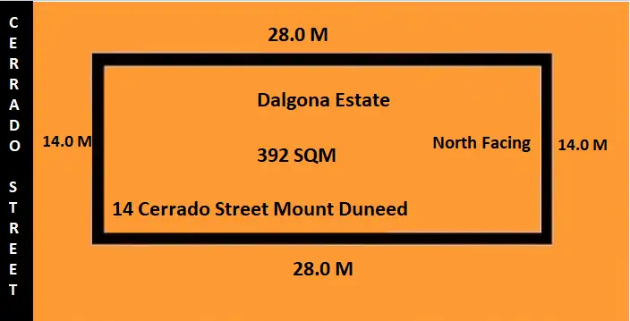 Main view of Homely land listing, 14 Cerrado Street, Mount Duneed VIC 3217