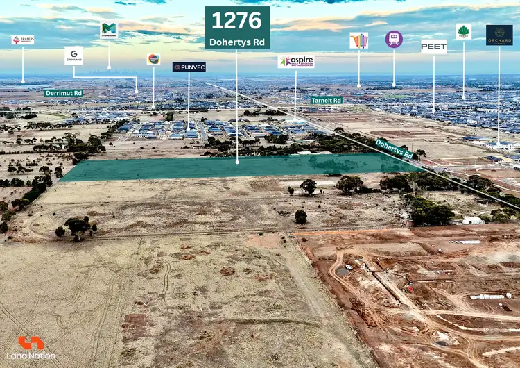Main view of Homely land listing, 1276 Dohertys Road, Tarneit VIC 3029