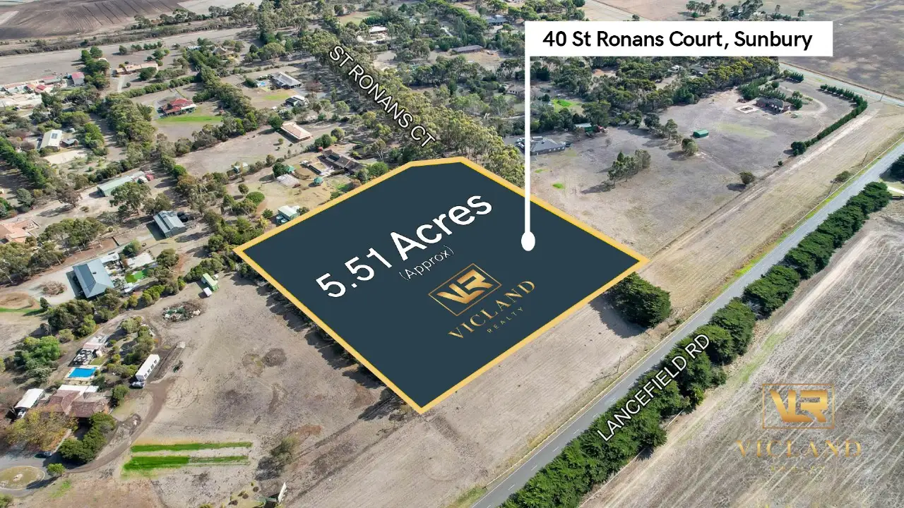 Main view of Homely rural property listing, 40 ST RONANS COURT, Sunbury VIC 3429