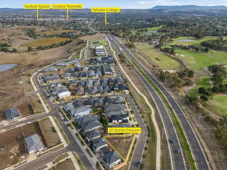 Third view of Homely land listing, 22 Quinta Crescent, Sunbury VIC 3429