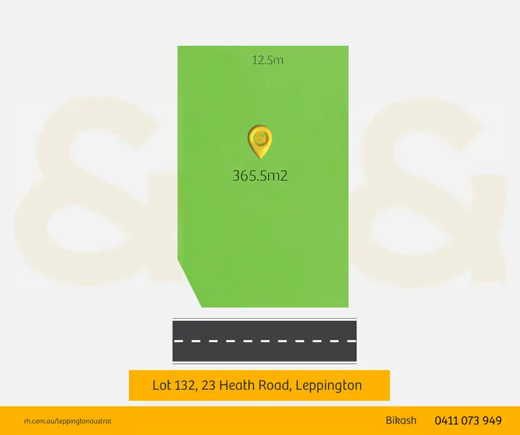Main view of Homely land listing, LOT 132, 21 Heath Road, Leppington NSW 2179
