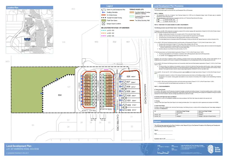 Third view of Homely land listing, LOT 633, 32 Calytrix Crescent, Success WA 6164