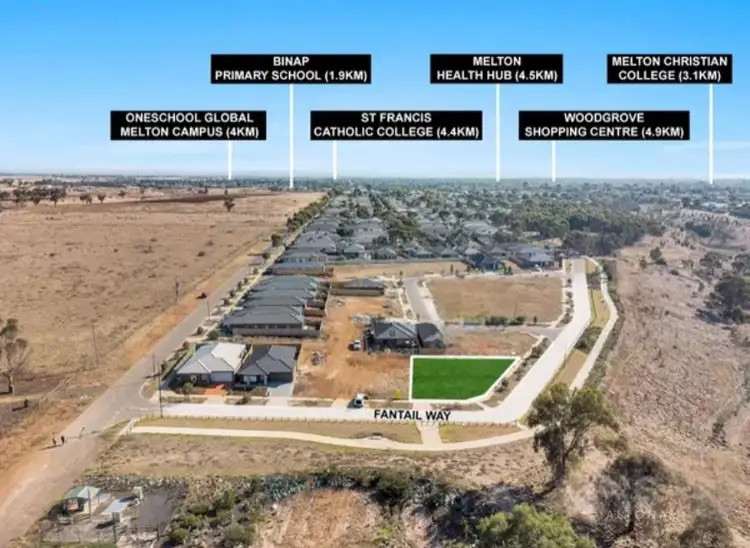 Second view of Homely land listing, 106 Fantail Way, Brookfield VIC 3338
