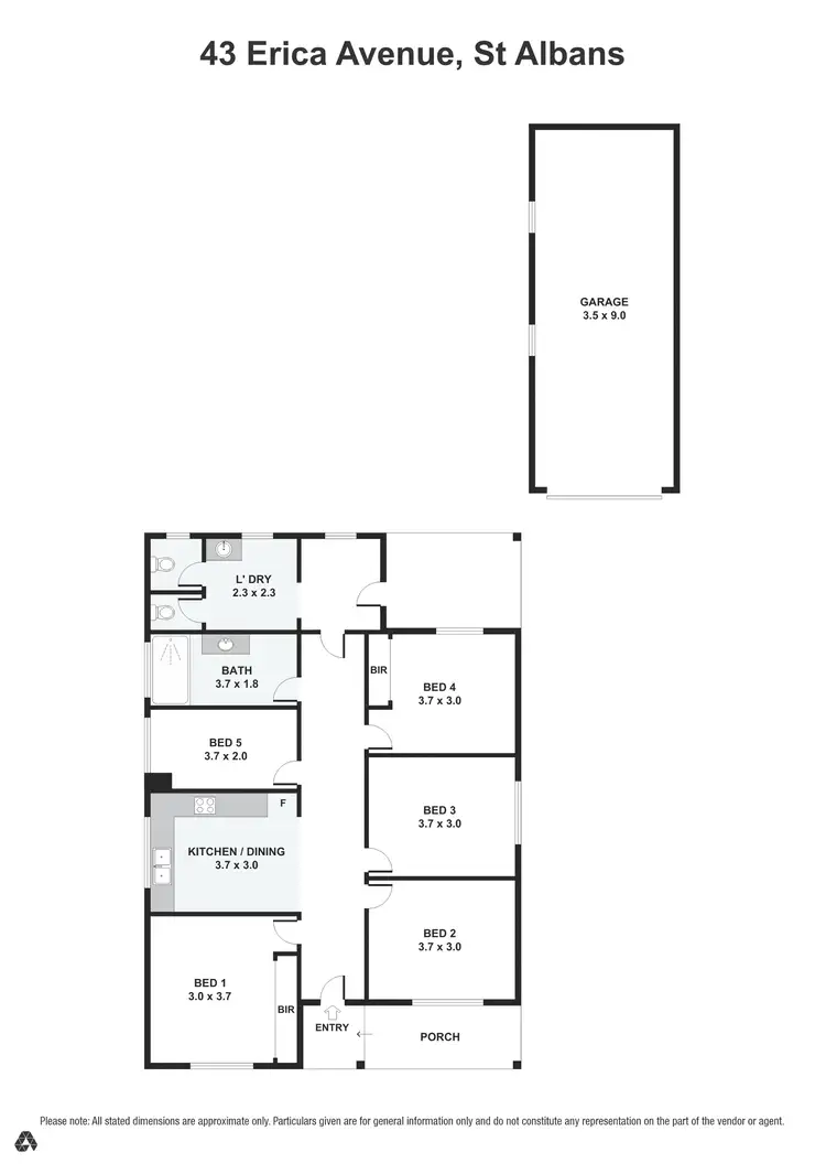 Fifth view of Homely house listing, 43 Erica Avenue, St Albans VIC 3021