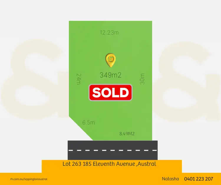 Main view of Homely land listing, LOT 263, 185 Eleventh Avenue, Austral NSW 2179