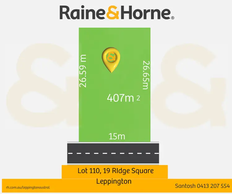 LOT 110, 19 Ridge Square, Leppington NSW 2179