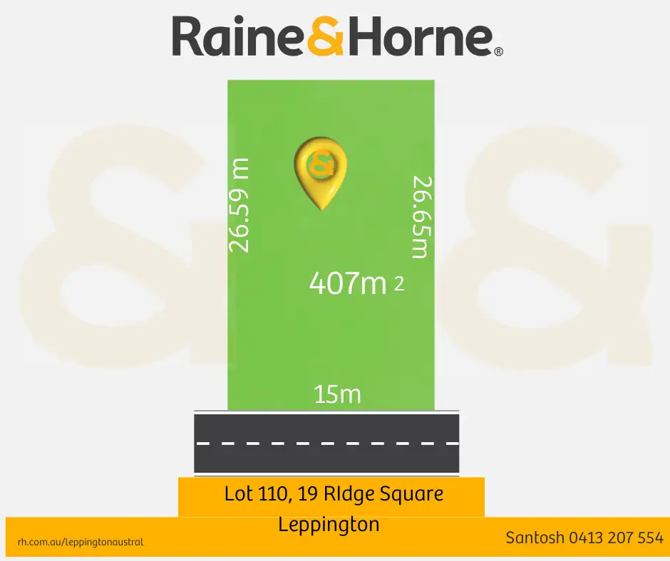 Main view of Homely land listing, LOT 110, 19 Ridge Square, Leppington NSW 2179