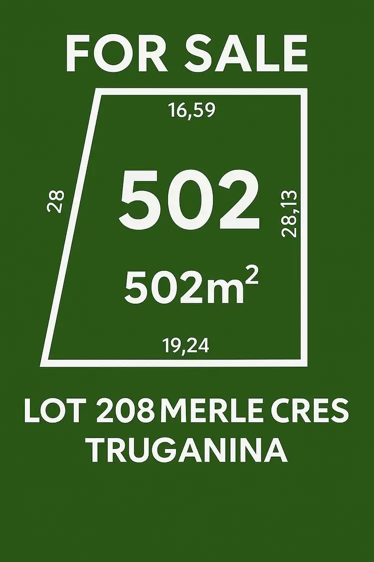 Main view of Homely land listing, LOT 208 Merle Crescent, Truganina VIC 3029