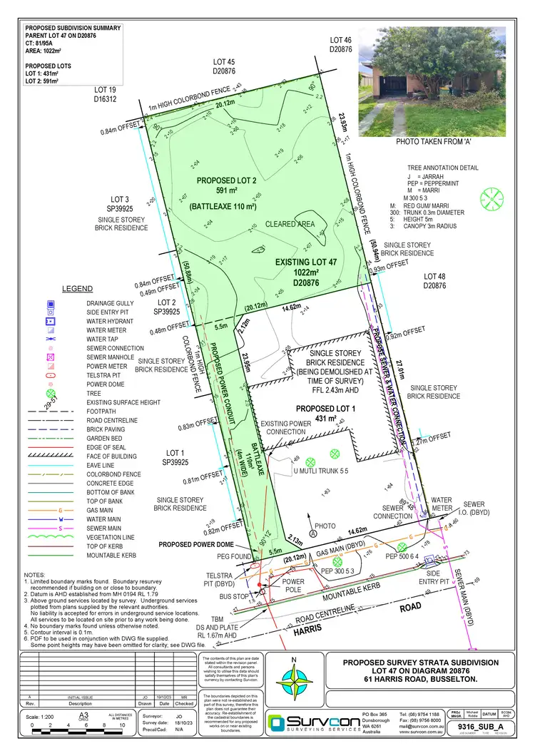 Third view of Homely land listing, Proposed Lot 2, 61 Harris Road, Busselton WA 6280