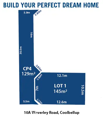 Main view of Homely land listing, 10A Waverley Road, Coolbellup WA 6163