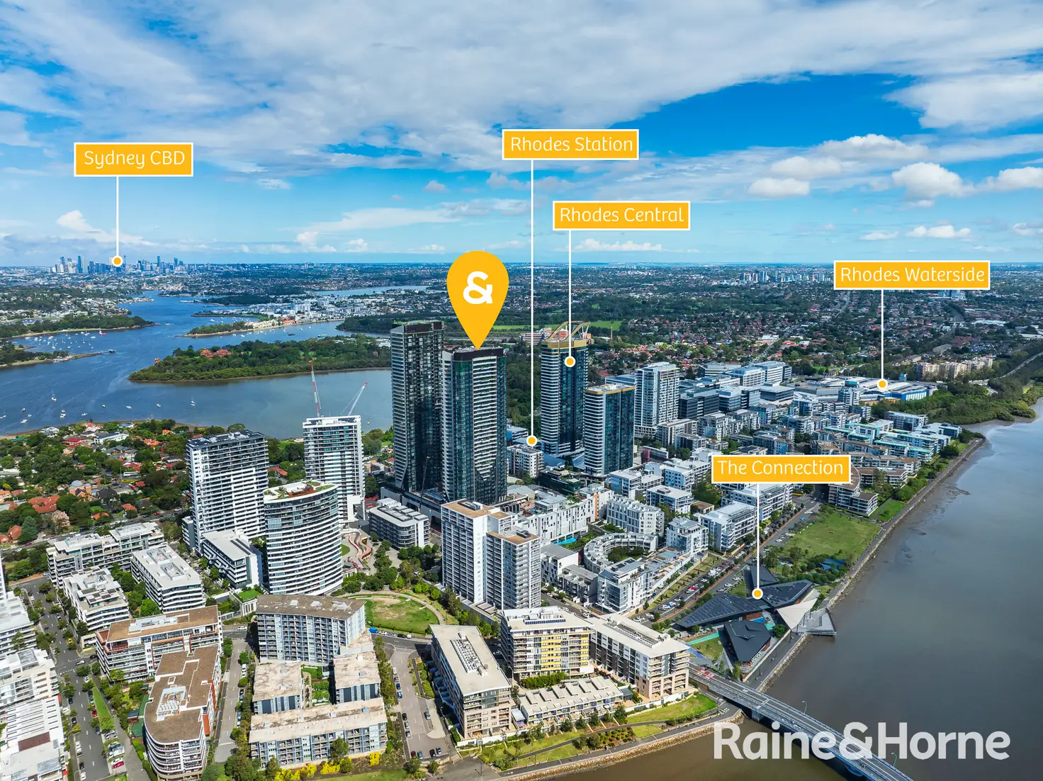 Main view of Homely apartment listing, 1602/35 Marquet Street, Rhodes NSW 2138