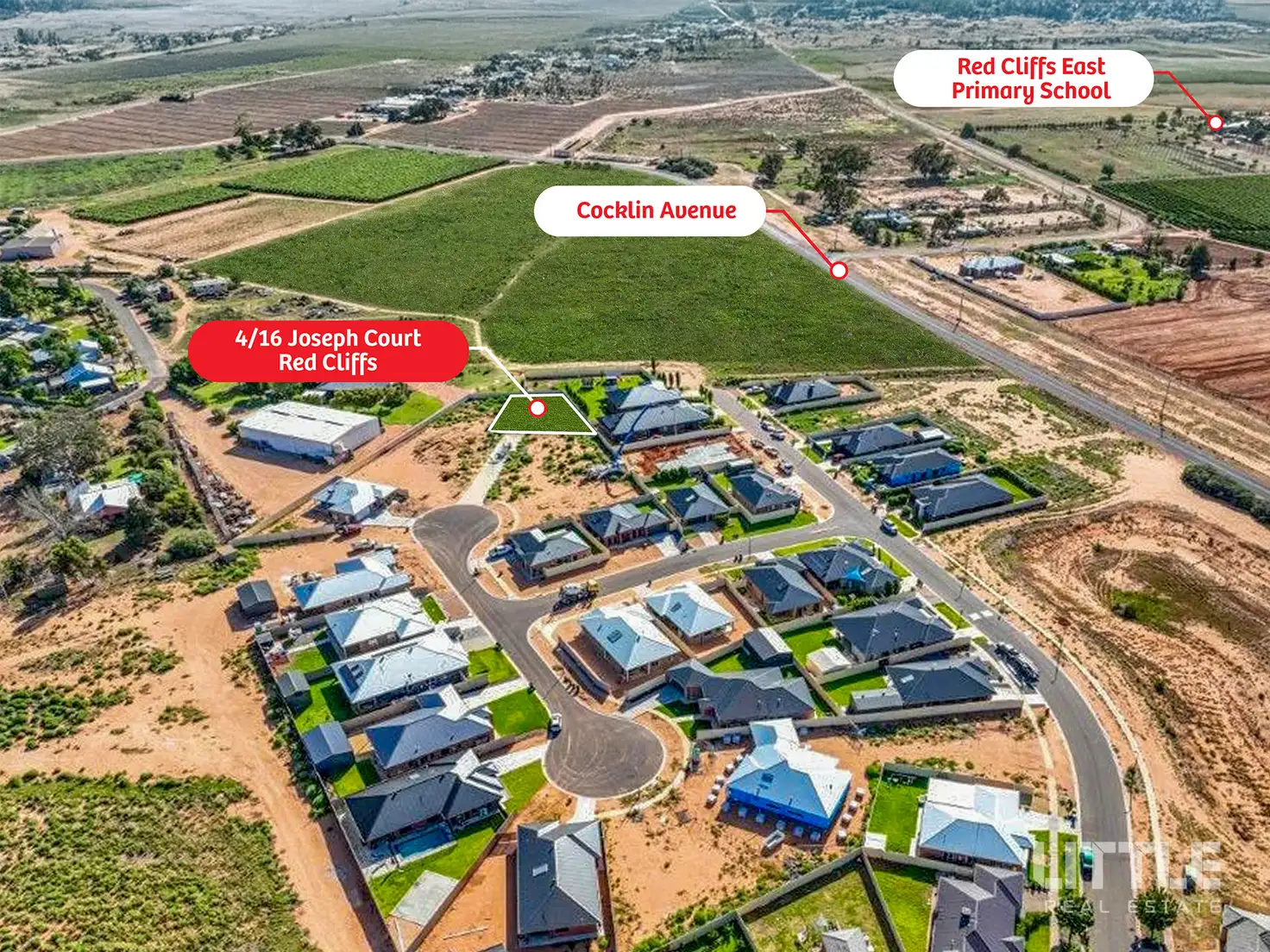 Main view of Homely land listing, LOT 4, 16 Joseph Court, Red Cliffs VIC 3496