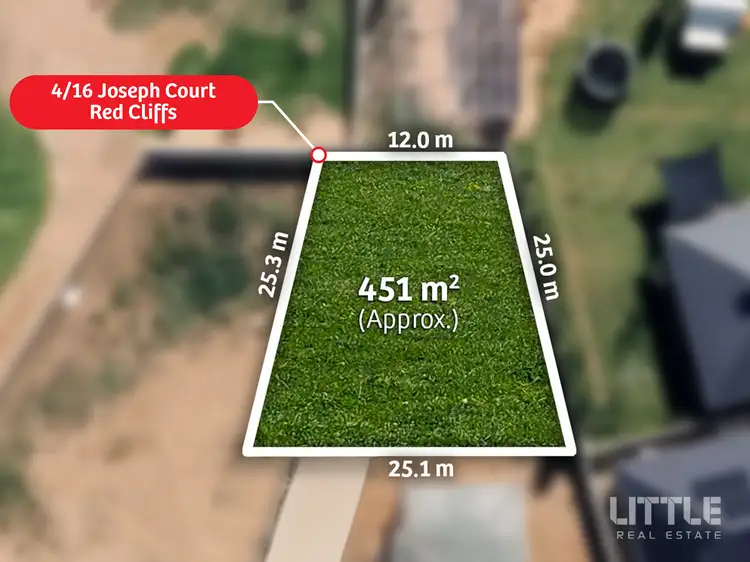 Second view of Homely land listing, LOT 4, 16 Joseph Court, Red Cliffs VIC 3496