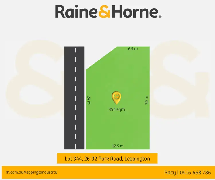 Main view of Homely land listing, LOT 344, 26-32 Park Road, Leppington NSW 2179