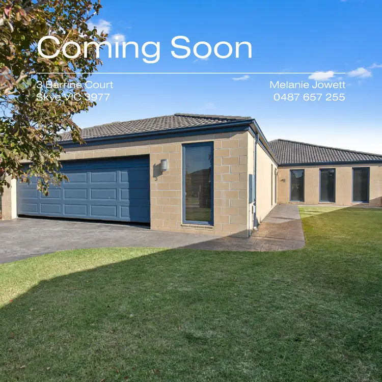 3 Barrine Court, Skye VIC 3977